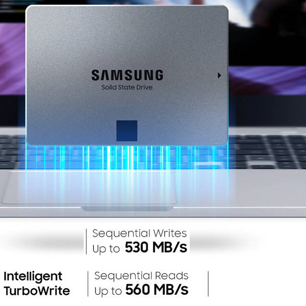 2TB Samsung 870 QVO MZ-77Q2T0BW SATA III Solid State Disk (SSD)